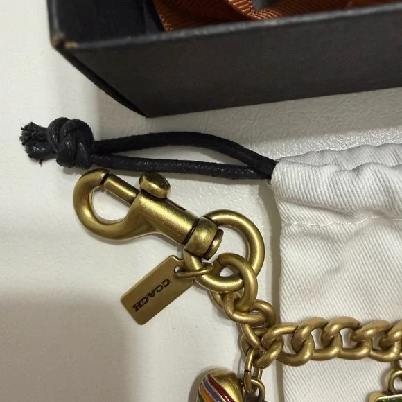 Coach MotifChain Bag Charm - Picture 2 of 4